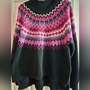 Lucky Brand Fair Isle Sweater XL